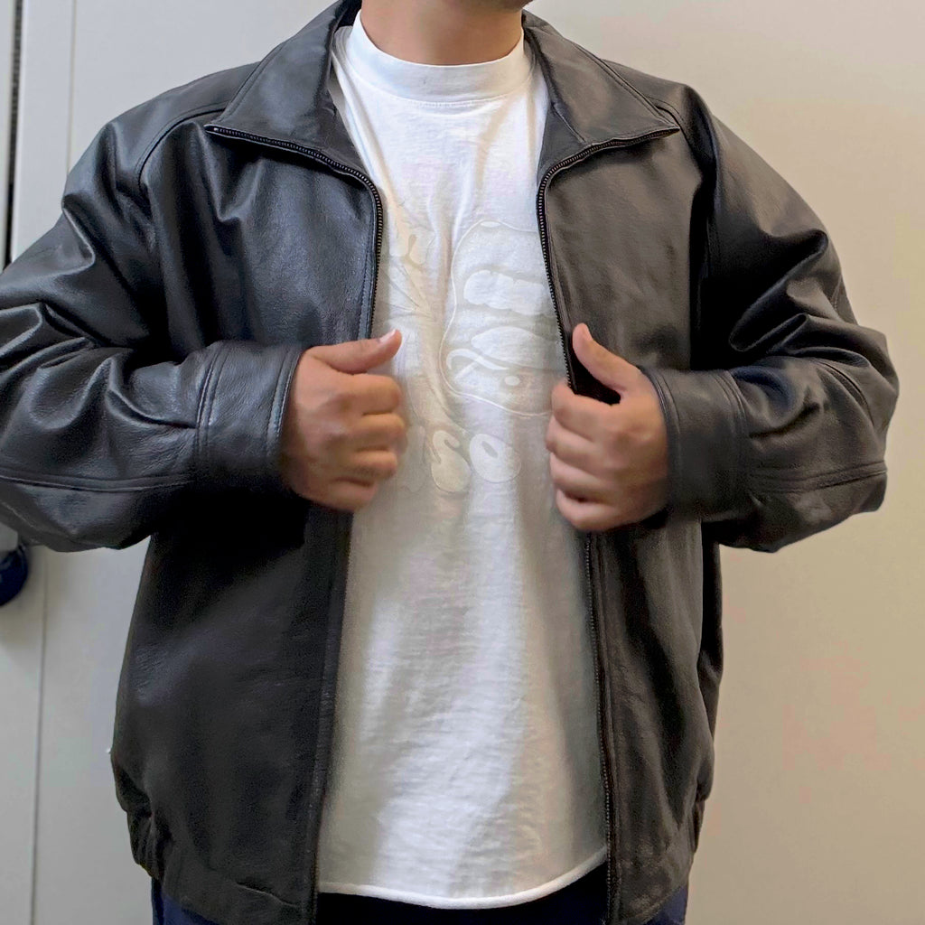 Vintage Leagher Bomber Jacket
