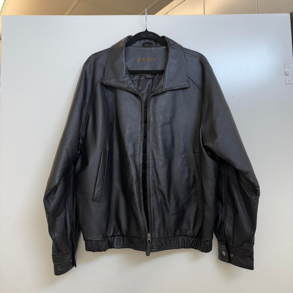 Vintage Leagher Bomber Jacket